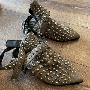 Jeffrey Campbell x Free People studded shoes size 8.5
